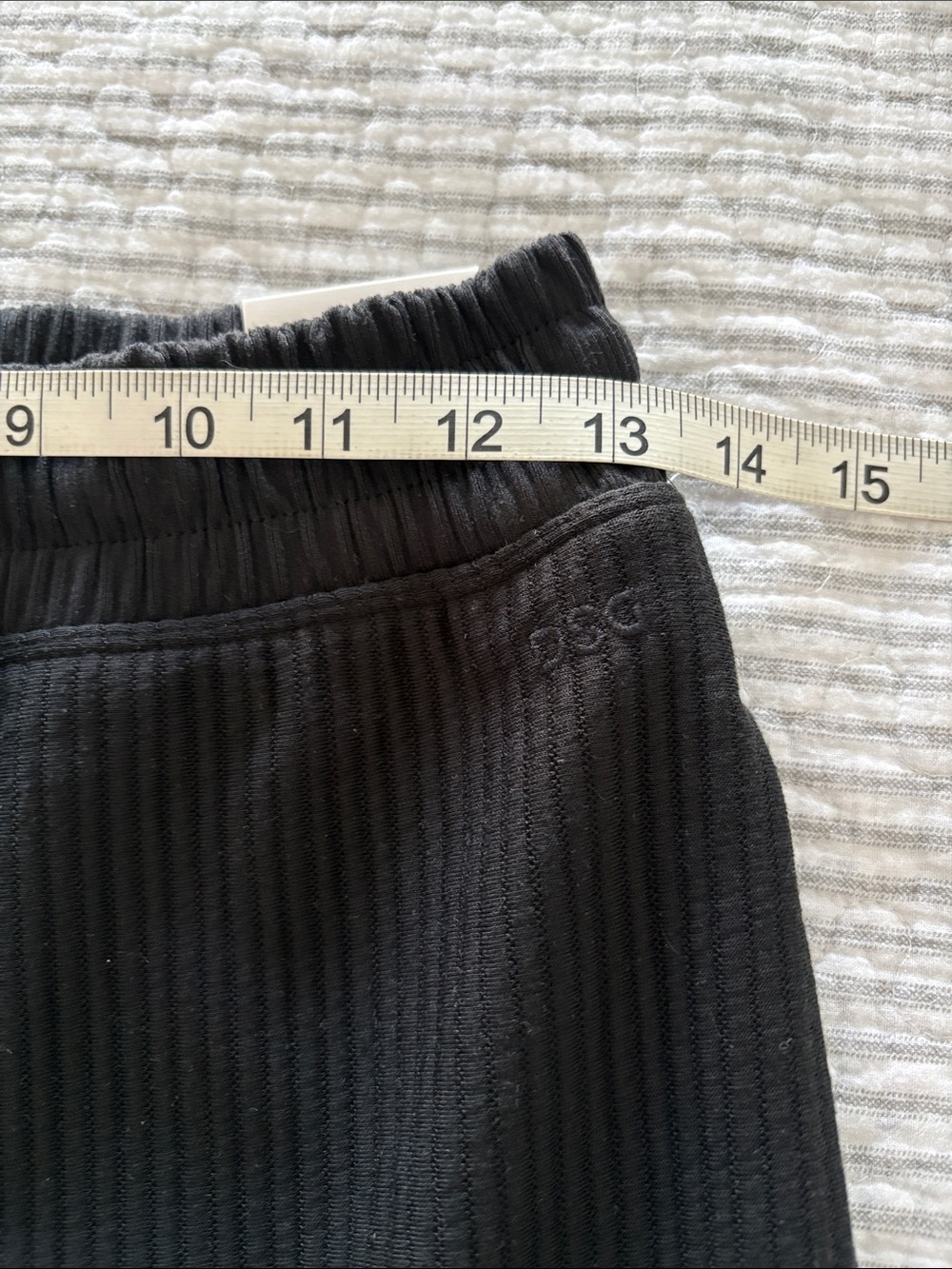 DSG So Soft Ottoman Ribbed Joggers ~ Size XS ~ Pure Black - Picture 7 of 8